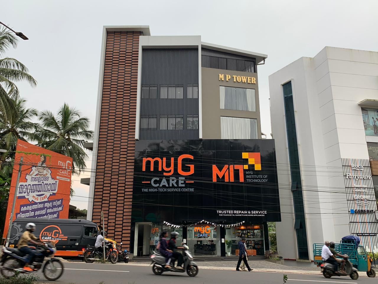 mp tower complex of best architects firm in calicut
